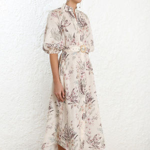 zimmermann WAYFARER LONG SHIRT DRESS size Z0 new
